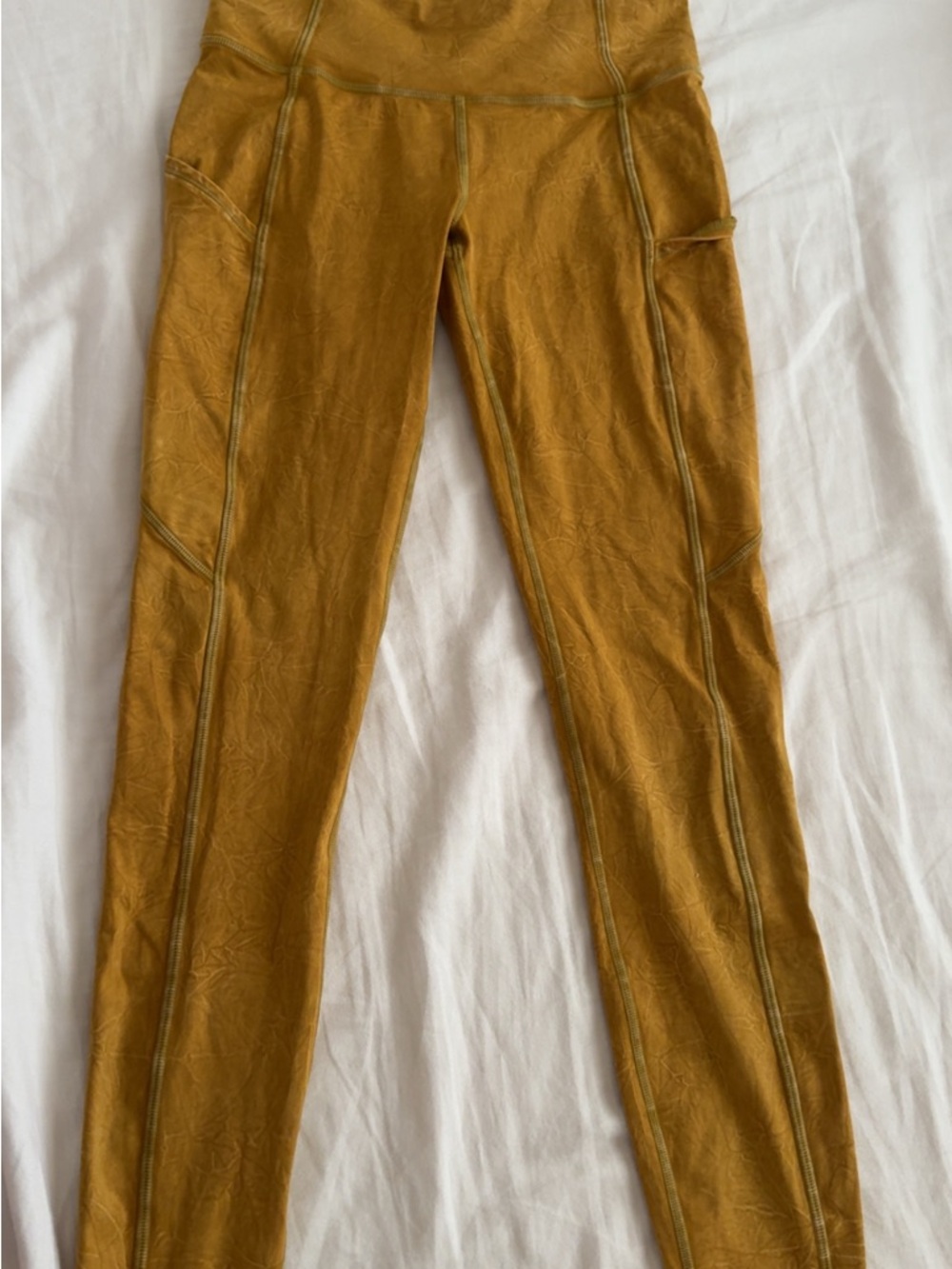 lululemon athletica Ochre Yellow Leggings